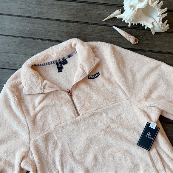 🌴🔆VOLCOM- PHEELIN PHUZZY PO JACKET SWEATER🔆🌴 - Picture 15 of 16